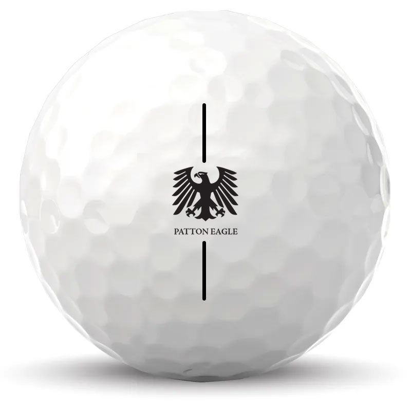 Patton Eagle logo Titleist Tour Soft Golf Balls(3) sleeve